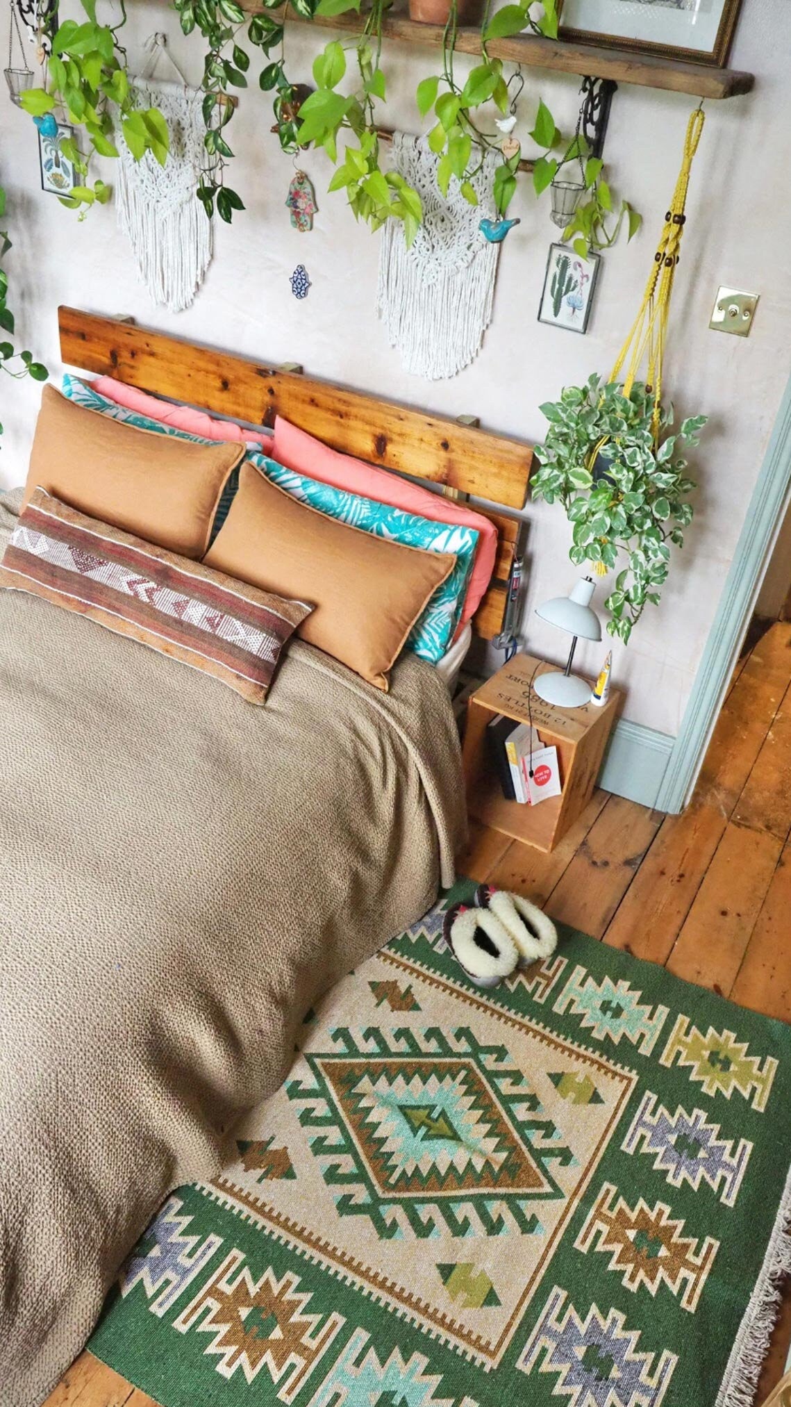 Green Cream Turkish Kilim Area Rug / Turkish Rug / Ikat Rug / Aztec Rug / Boho Rug / Reversible Rug / Kilm Rug / Washable Rug /diamond